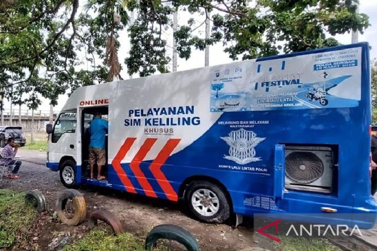 Jadwal dan lokasi layanan SIM Keliling Kota Padang, Minggu (22/06/2025)