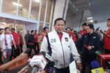 Prabowo bersyukur Timnas kalahkan China: Siapa tahu lolos Piala Dunia