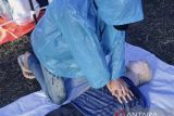 Bangun Ketangguhan Komunitas, Mahasiswa Profesi Ners UNAND Bentuk KSB dan Gelar Simulasi Bencana Gempa Bumi