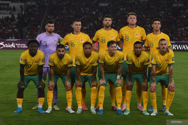 Australia lolos ke Piala Dunia 2026 dampingi Jepang dari Grup C