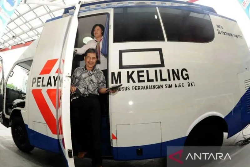 Jadwal SIM Keliling  Jakarta hari ini