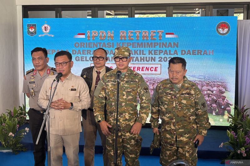 Gubernur Lemhannas Ace Hasan Syadzily beri materi geopolitik pada hari kedua retret